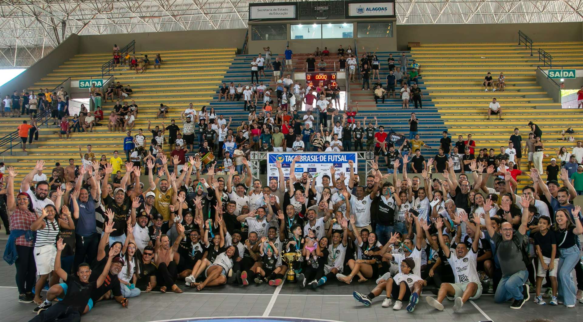 Esporte Clube Traipu é campeão da divisão especial da Taça Brasil de Futsal; título é inédito para o futsal alagoano